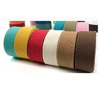 AYKANING Cinta Algodon,Cinta Mochila 2PCS 5Meter 30 mm Ancho Cinta de Lona Poliéster de algodón Correa de Correa de Costura Bolsa de Costura Accesorios(Other Color Message)