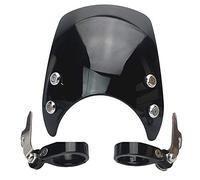 AYKANING Parabrisas Moto,Deflector Cupula Moto para Harley 883R 883 900 1000 1100 1200 XL XLH XLX XR Motocicleta Windshield Windshield(Black)