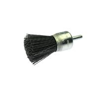 AYKNINGD Cepillo Abrasivo De Nailon, Cepillo De Nailon Cepillo de Pulido de Alambre abrasivo de 4 Piezas, muela abrasiva de Alambre de Nailon Uso Apto para Taladro de 25mm * 6mm(4pcs Finer P240)
