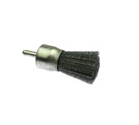 AYKNINGD Cepillo Abrasivo De Nailon, Cepillo De Nailon Cepillo de Pulido de Alambre abrasivo de 4 Piezas, muela abrasiva de Alambre de Nailon Uso Apto para Taladro de 25mm * 6mm(4pcs Coarser P120)