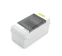 AYKNINGD Cuadro Electrico, Cuadro Electrico Superficie Caja de protección de distribución, Cubierta Transparente Impermeable for disyuntor de Pared Interior y Exterior, 1 Uds.