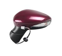 AYKNINGD Espejo Retrovisor EléCtrico, Retrovisor Exterior Espejo Retrovisor Lateral Uso Apto para Ford Fiesta 2009-2015, Ajuste De Lente, Plegable Eléctrico, 1 Unidad(1pcs Purple Left)