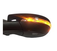 AYKNINGD Espejo Retrovisor EléCtrico, Retrovisor Exterior Espejo Retrovisor Lateral Uso Apto para Jetta 2012-2018 con Calefacción Eléctrica De Vidrio Y Lámpara Pie Plegable 9 Cables(1pc Black R)