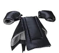 AYKNINGD Manta Térmica Cubre Piernas para Moto Cubierta For Piernas De Motocicleta, A Prueba Viento, Manta Rodilla, Calentador Grueso, Impermeable, Parabrisas(B Thickened PU wind)