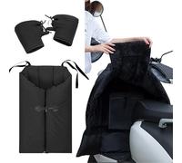 AYKNINGD Manta Térmica Cubre Piernas para Moto Edredón For Parabrisas De Motocicleta, Delantal Cálido La Cintura Y Rodilla, Cubierta A Prueba Viento, Eléctrico Pierna, Invierno(C)