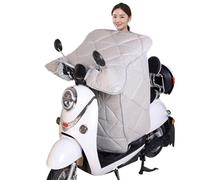 AYKNINGD Manta Térmica Cubre Piernas para Moto Edredones De Parabrisas A Prueba Viento For Motocicleta, Cubierta Pierna Patinete, Delantal Regazo, Manta, Accesorios, Colcha Moto(Gray)
