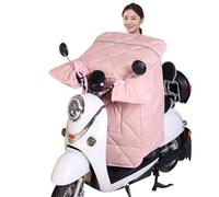 AYKNINGD Manta Térmica Cubre Piernas para Moto Edredones De Parabrisas A Prueba Viento For Motocicleta, Cubierta Pierna Patinete, Delantal Regazo, Manta, Accesorios, Colcha Moto(Pink)