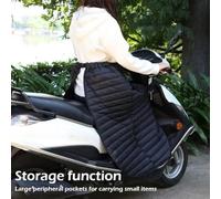 AYKNINGD Manta Térmica Cubre Piernas para Moto Scooters Pierna Delantal Cubierta Rodilla Manta Calentador Impermeable A Prueba De Viento Motocicleta Invierno Edredón