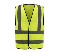 AYKRM Chaleco de seguridad Reflectante Alta visibilidad Ropa de trabajo chaleco Seguridad Chaleco de Trabajo