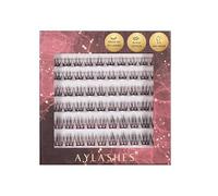 AYLASHES - DIY Press on Wimpernextensions My BESTIE | Mixed Box (60 pestañas) | Hasta 5 días de duración | Set DIY de pestañas para el hogar | Pestañas artificiales | Cat Eye Lashes | Set de extensión