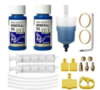 Aylstrornoziqua Kit de purga de frenos hidráulicos con aceite de freno de 120 ml, kit de servicio adecuado para frenos de disco Magura Mt5, Mt7, Mt8, Mt2 y Hs33