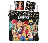 Aymax - Funda nórdica de 1 pieza, 240 x 220 + 2 x 63 x 63 cm, poliéster, funda de edredón reversible