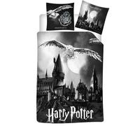 AYMAX Harry Potter Hogwarts - Juego de cama reversible (2 piezas, 155 x 220 cm)