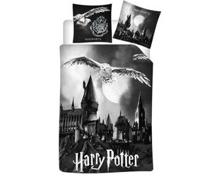 AYMAX Harry Potter Hogwarts - Juego de cama reversible (2 piezas, 155 x 220 cm)