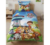 Aymax - Juego de funda nórdica infantil de 140 x 200 cm + funda de almohada de 65 x 65 cm, polialgodón, con Chase, Marcus, Stella, Ruben, Ryder...