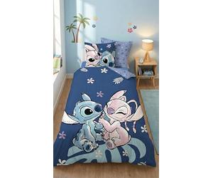 Aymax - Juego de funda nórdica reversible (140 x 200 cm, funda de almohada de 65 x 65 cm, polialgodón, certificado por Oeko-Tex