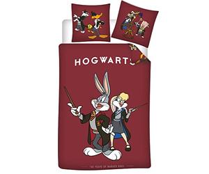 Aymax Juego de ropa de cama Hogwarts Looney Tunes 135 x 200 cm