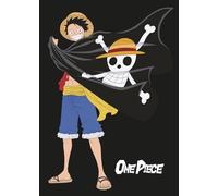 Aymax Manta de franela Luffy de One Piece, 110 x 150 cm