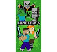 Aymax Minecraft - Sábanas de playa (poliéster, 70 x 140 cm, ultra absorbente)