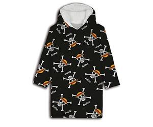 Aymax One Piece - Straw Hat Crew - Poncho de Forro Polar de Coral - Taille Adulto