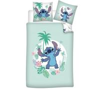 Aymax Parure de Lit réversible STCH - Verte - 140 cm x 200 cm