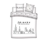 AYMAX S.P.R.L. Friends Bed Linen Set Size: 240 x 220 cm + 2 x 63 x 63 cm, ÖkoTex