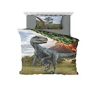 AYMAX S.P.R.L. Jurassic World - Juego de Cama Infantil (140 x 200 cm y 63 x 63 cm) (RD-RS051057)