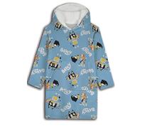 Aymax Sudadera Poncho/Jersey Plaid BLUEY 3-6Y, azul, Talla única