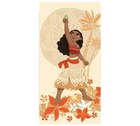 Aymax - Toalla de playa Vaiana Moana 70 x 140 cm, 100% poliéster