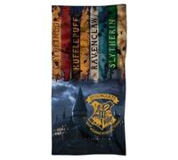 Aymax Toalla Playa Piscina BAÑO Harry Potter Casas de Hogwarts 140 x 70cm 100% Algodón