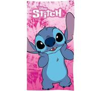 Aymax Toalla Playa Piscina BAÑO Rosa Stitch de Lilo y Stitch - 140 x 70cm Certificado Calidad: Oeko-Tex