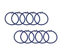 Aymzbd 10 Piezas Cuerda Elástica para Cordón Repuesto Bungee Accesorios Antirruido Látex Resistente para Trampolines Indicada para Gimnasio Camping, Azul