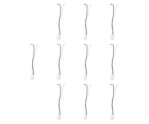 Aymzbd 10 Piezas de Portalámparas de 4 Pines, Conector de Cable de Cerámica, Multifuncional, 4 Pines