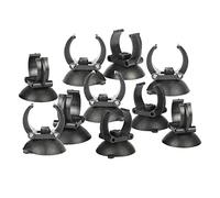 Aymzbd 10 Piezas de Ventosas para Calentador de Acuario, Clips de Fijación, Abrazaderas para Tubo de Calentador
