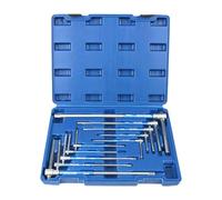 Aymzbd 10 Piezas T HEX HEX LANCA HERRAMIENTAS MANULTAS NO CLAVE ALLEN para MOQUITCLE