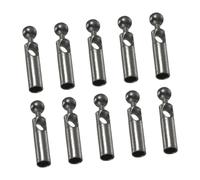 Aymzbd 10 Piezas Umbrella Tail Beads Repuestos para Huesos Metálicos Ligero Fácil de Instalar para Reparar Puntas Dañadas Portátiles Adecuado para, 1.5 Cm X 0.18 Cm