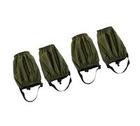 Aymzbd 2 Pares Polainas para Caminar Protectoras Reutilizables contra Nieve Y Arena Ligeras Impermeables con Diseño Ajustable Adecuadas para Senderismo, Ejercito Verde