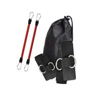 Aymzbd 2 Piezas Banda de Resistencia para Entrenamiento Deportivo con Cinturón Elástico Y Cuerda de Tracción para Mejorar Y Potencia Adecuada para a, Rojo 50 Libras