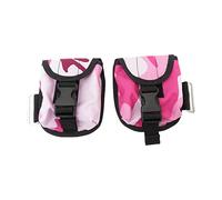 Aymzbd 2 Piezas Bolsillo Lastre Buceo Bolsa Vacía Reemplazo Transportador Universal Cinturón Cintura Nylon Resistente Hebilla Ajustable Adecuado para Buceado, Camuflaje Rosa