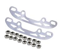 Aymzbd 2 Piezas Hojas para Patines de Hielo Intercambiables de Acero Inoxidable para Patines en Línea de Conversión con Dieciséis Tapones a, 22cm