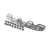 Aymzbd 2 Piezas Hojas para Patines de Hielo Intercambiables de Acero Inoxidable para Patines en Línea de Conversión con Dieciséis Tapones a, 29 Centímetros