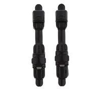 Aymzbd 2 Piezas Portacarretes de Pesca Asiento de Carrete de Pesca Soporte para Reparación de Cañas con Acero Inoxidable Adecuado para Montaje Manual en Caña, Negro