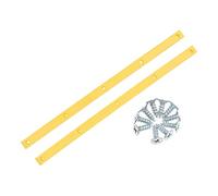 Aymzbd 2 Piezas Protector Skateboard Tiras Absorción Golpes Bordes Repuesto para Scooter Eléctrico y Automóvil Adecuado para Protección y Decoración, Amarillo