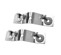Aymzbd 2 Piezas Soporte Kayak Barra Montura Motor Placa Acero Inoxidable Universal con Tornillos Adecuado para Sit On Top Barcos de Pesca Uso Náutico