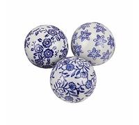 Aymzbd 3 Piezas Bolas Cerámicas Flotantes Detalles Delicados Material Adecuada para Piscina Mesa Té Acuario Decoración Interior