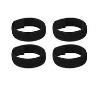Aymzbd 4 Piezas Collar Anticanto para Gallo Collar para Pollo Banda Ajustable Cinta para Aves Nylon para Pollo Adecuado para Control de, Negro