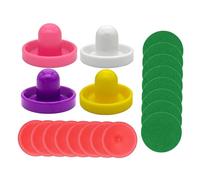 Aymzbd 4 Piezas Empujadores de Aire Hockey Paletas Puck Tablero Reemplazo Mesa Material PP Deslizamiento Suave Adecuados para Niños Adultos Juegos Familia Re, Estilo G