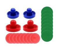 Aymzbd 4 Piezas Empujadores de Aire Hockey Paletas Puck Tablero Reemplazo Mesa Material PP Deslizamiento Suave Adecuados para Niños Adultos Juegos Familia Re, Estilo un