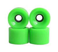 Aymzbd 4 Piezas Ruedas Skateboard Rodillos Longboard Ruedas PU Soporte de Reparación Resistente Al Desgaste Adecuado para Patineta Infantil Mini Cruiser Long, Verde Hierba