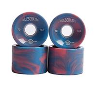 Aymzbd 4 Piezas Ruedas Skateboard Rodillos Longboard Ruedas PU Soporte de Reparación Resistente Al Desgaste Adecuado para Patineta Infantil Mini Cruiser Long, Multi